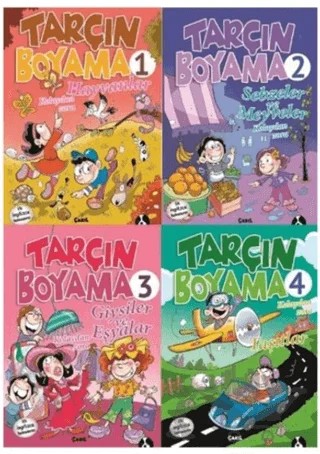 Tarçın Boyama (4 Kitap Takım) – Kolektif – Çakıl Yayınları kitap kapağı