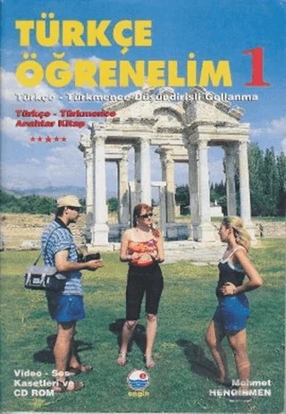 Türkçe Öğrenelim 1: Türkçe - Türkmence – Mehmet Hengirmen – Engin Yayınevi kitap kapağı