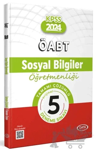 ÖABT Sosyal Bilgiler Öğretmenliği Tamamı Çözümlü 5 Deneme Sınavı – Kolektif – Data Yayınları kitap kapağı
