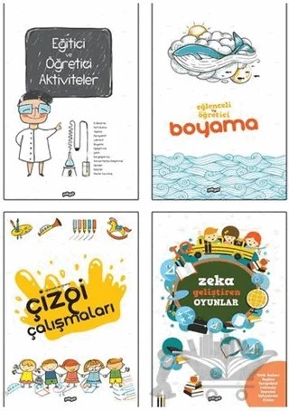Etkinlik Seti (4 Kitap Takım) – Kolektif – Pogo Çocuk kitap kapağı
