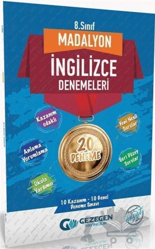 8. Sınıf İngilizce Madalyon 20 li Denemeleri – Kolektif – Gezegen Yayıncılık kitap kapağı