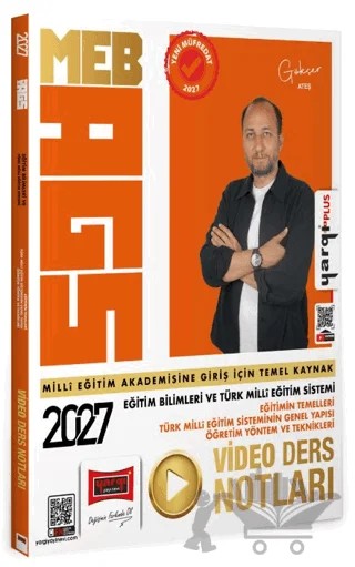 2027 MEB AGS Eğitim Bilimleri ve Türk Milli Eğitim Sistemi Video Ders Notları – Gökçer Ateş – Yargı Yayınevi kitap kapağı
