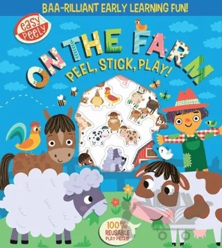 Easy Peely Farm - Peel-Stick-Play – Kolektif – IMAGINE THAT kitap kapağı