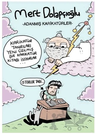 Adanmış Karikatürler – Mert Dolapçıoğlu – Komikşeyler Yayıncılık kitap kapağı