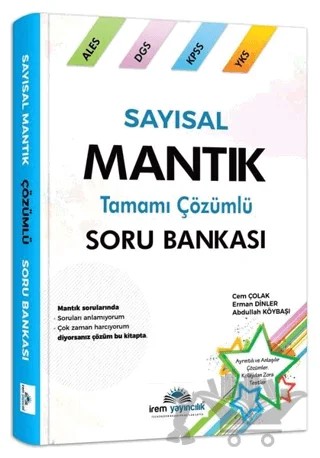 Sayısal Mantık Tamamı Çözümlü Soru Bankası – Kolektif – İrem Yayıncılık kitap kapağı