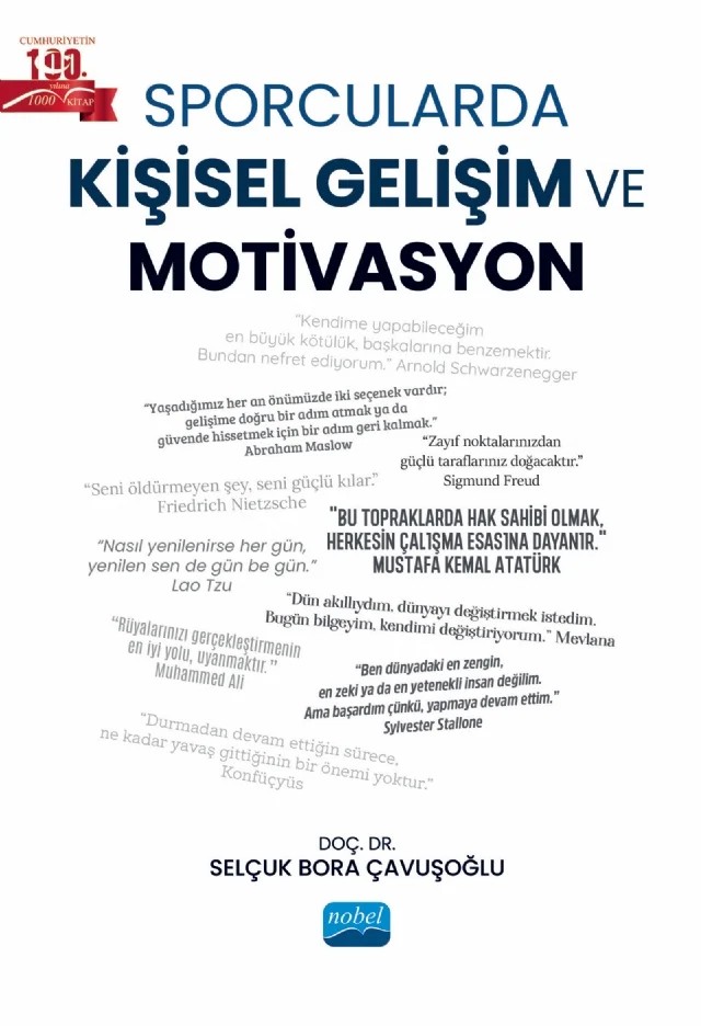 Sporcularda Kişisel Gelişim ve Motivasyon – Selçuk Bora Çavuşoğlu – Nobel Akademik Yayıncılık kitap kapağı