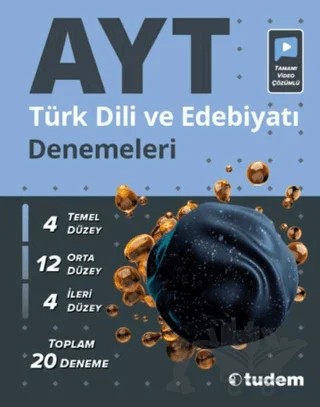 AYT Türk Dili ve Edebiyatı Denemeleri – Kolektif – Tudem Yayınları - Bayilik kitap kapağı