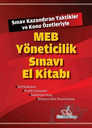 MEB Yöneticilik Sınavı El Kitabı – Kolektif – Kalemkitap kitap kapağı