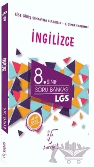 8. Sınıf LGS İngilizce Soru Bankası – Nurdan Karpuz – Karekök Yayıncılık kitap kapağı