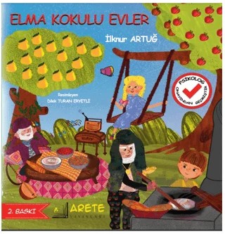 Elma Kokulu Evler – İlknur Artuğ – Arete Yayınları kitap kapağı