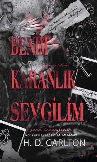 Benim Karanlık Sevgilim – H. D. Carlton – Parola Yayınları kitap kapağı