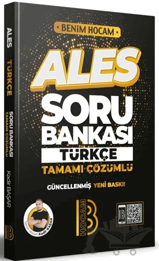 ALES Türkçe Tamamı Çözümlü Soru Bankası – Kadir Başar – Benim Hocam Yayınları kitap kapağı