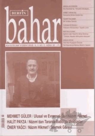 Berfin Bahar Aylık Kültür, Sanat ve Edebiyat Dergisi Sayı: 112 – Berfin Bahar Dergisi kitap kapağı