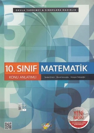 10. Sınıf Matematik Konu Anlatımlı – Kolektif – Fdd Yayınları kitap kapağı