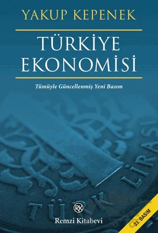 Türkiye Ekonomisi – Yakup Kepenek – Remzi Kitabevi kitap kapağı