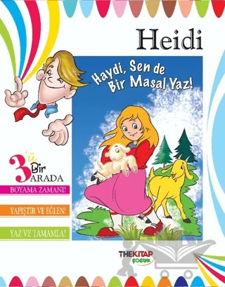 Heidi (Üçü Bir Arada Etkinlik Kitabı) – Kolektif – The Kitap Çocuk kitap kapağı