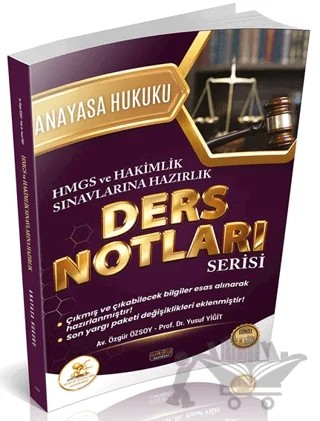 HUKAL HMGS - Hakimlik Anayasa Hukuku Ders Notları – Özgür Özsoy, Yusuf Yiğit, Mahmut İmrağ – Savaş Yayınevi kitap kapağı