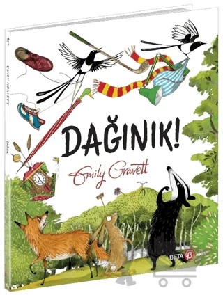 Dağınık! – Emily Gravett – Beta Kids kitap kapağı