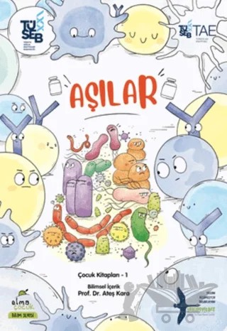 Aşılar – Ateş Kara – Elma Çocuk kitap kapağı