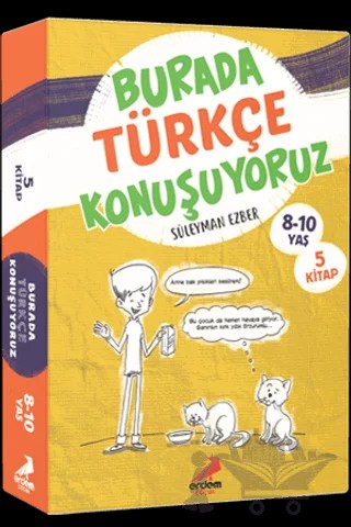 Burada Türkçe Konuşuyoruz (5 Kitap Takım) – Süleyman Ezber – Erdem Çocuk kitap kapağı