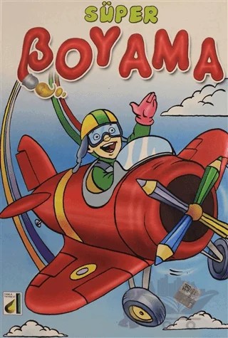 Süper Boyama – Kolektif – Damla Yayınevi kitap kapağı