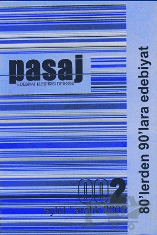 Pasaj Edebiyat Eleştiri Dergisi Sayı: 2 – Alef Yayınevi kitap kapağı