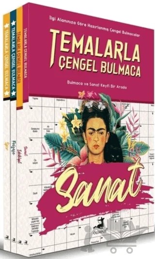 Temalarla Çengel Bulmaca Seti - 4 Kitap Takım – Kolektif – Olimpos Yayınları kitap kapağı
