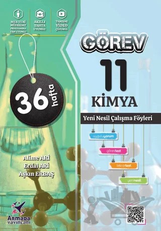 Görev 11 Kimya Yeni Nesil Çalışma Föyleri – Alime Ari, Erdal Arı, Aşkın Erbaş – Armada Yayınları kitap kapağı
