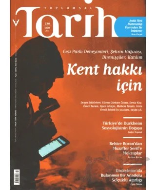 Toplumsal Tarih Dergisi Sayı: 238 – Tarih Vakfı Yurt Yayınları - Toplumsal Tarih Dergisi kitap kapağı