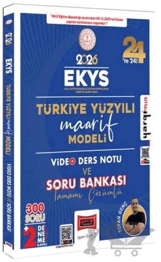 2026 MEB EKYS Türkiye Yüzyılı Maarif Modeli Video Ders Notları ve Soru Bankası – Tufan Genç – Yargı Yayınevi kitap kapağı