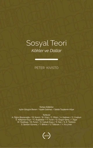 Sosyal Teori – Peter Kivisto – Islık Yayınları kitap kapağı