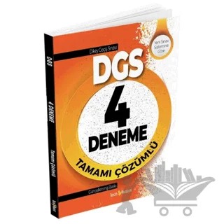 2022 DGS Tamamı Çözümlü 4 Deneme – Kolektif – Tercih Akademi Yayınları kitap kapağı