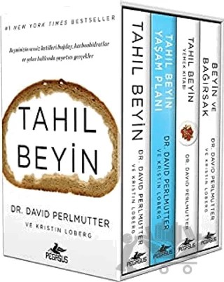 Tahıl Beyin Kutulu Özel Set – David Perlmutter – Pegasus Yayınları kitap kapağı