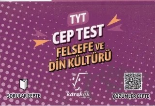 TYT Cep Test Felsefe ve Din Kültürü – Kolektif – Karekök Yayıncılık kitap kapağı