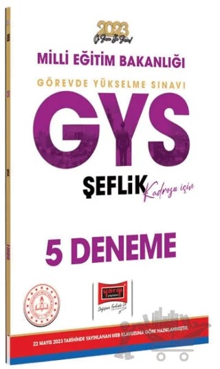 Yargı Yayınları 2023 Milli Eğitim Bakanlığı GYS Şeflik Kadrosu İçin 5 Deneme – Kolektif – Yargı Yayınevi kitap kapağı