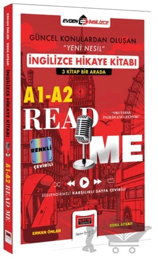 A1-A2 Read Me İngilizce Hikaye Kitabı 3 Kitap Bir Arada – Erkan Önler – Yargı Yayınevi kitap kapağı