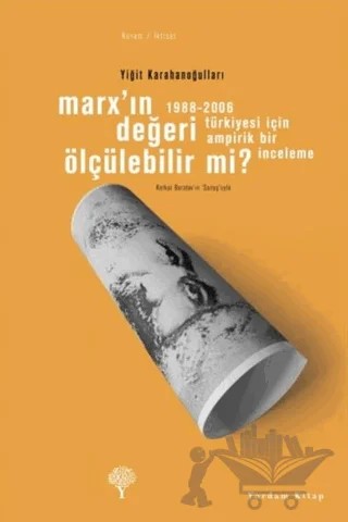 Marx’ın Değeri Ölçülebilir mi? – Yiğit Karahanoğulları – Yordam Kitap kitap kapağı