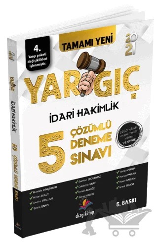 2021 Yargıç İdari Hakimlik 5 Deneme Çözümlü – Kolektif – Dizgi Kitap kitap kapağı