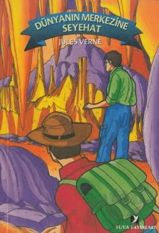 Dünyanın Merkezine Seyehat – Jules Verne – Yuva Yayınları kitap kapağı