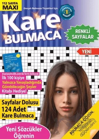 Maxi Kare Bulmaca 23 – Bertan Kodamanoğlu – Maxi Yayıncılık kitap kapağı