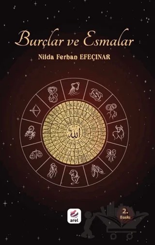 Burçlar ve Esmalar – Nilda Ferhan Efeçınar – Arel Kitap kitap kapağı