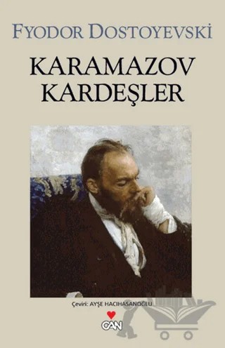 Karamazov Kardeşler – Fyodor Mihayloviç Dostoyevski – Can Yayınları kitap kapağı