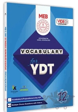 2025 YDT MEBİ İngilizce 12. Sınıf Vocabulary (Kelime Bilgisi) Soru Bankası Kitabı Video Çözümlü – Kolektif – Karakutu Yayın kitap kapağı
