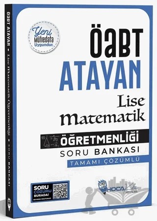 ÖABT Lise Matematik Öğretmenliği Atayan Soru Bankası Çözümlü – Kolektif – Hoca Kafası Yayınları kitap kapağı