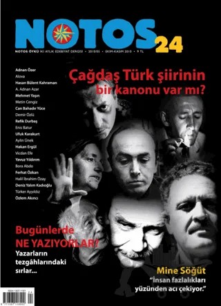 Notos Öykü İki Aylık Edebiyat Dergisi Sayı: 24 – Notos Öykü Dergisi kitap kapağı