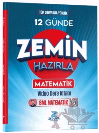 Matematik 12 Günde Zemin Hazırla Matematik Video Ders Kitabı – İsmail Kocabaş – Zeduva Yayınları kitap kapağı