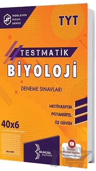 TYT Testmatik Biyoloji Deneme Sınavları – Kolektif – Bilinçsel Yayınları kitap kapağı