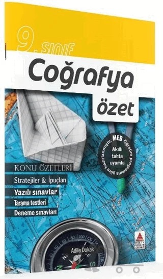 9. Sınıf Coğrafya Özet – Adile Dokak – Delta Kültür Yayınevi kitap kapağı