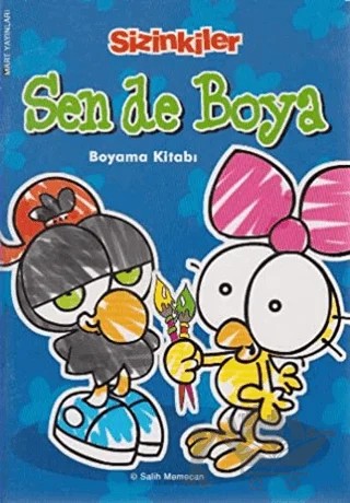 Sizinkiler Sen de Boya – Salih Memecan – Mart Yayınları kitap kapağı