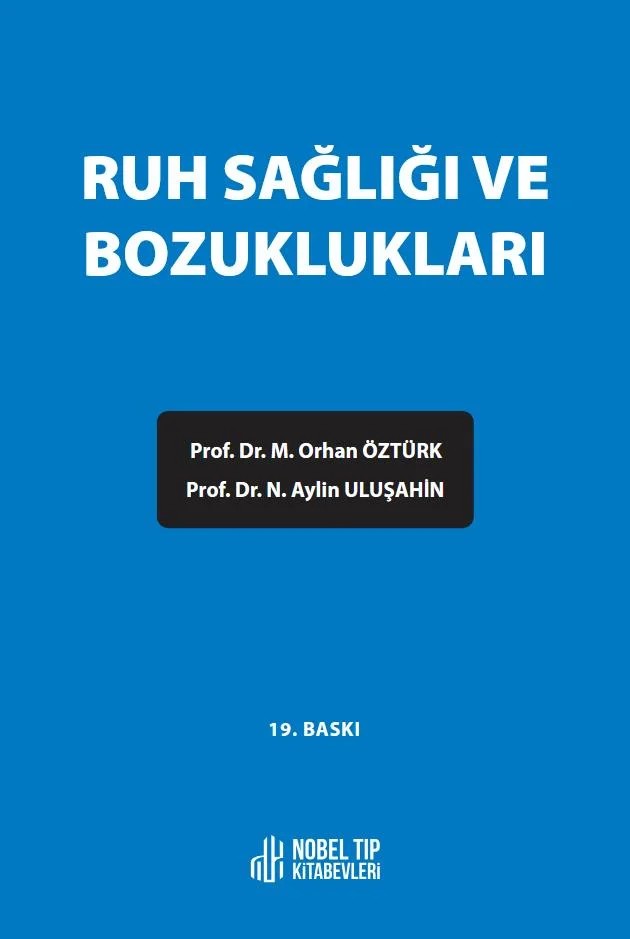 Ruh Sağlığı ve Bozuklukları – Nobel Tıp Kitabevleri kitap kapağı